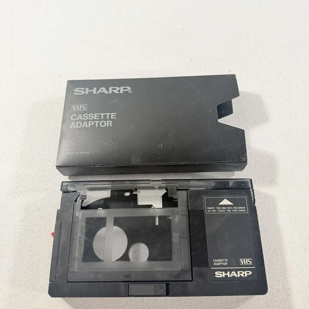 Sharp VHS Camcorder To VHS Cassette Adapter Converter VR-72CA UNTESTED READ